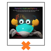 Speelgoed krab interactief